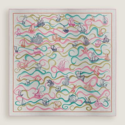 極美品❗️破格❗️HERMES カシミアマフラー ネイビー/カーキ 楽天市場